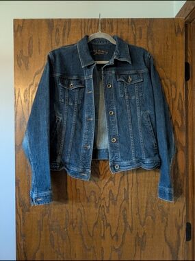 Lauren Jeans Co. Classic Dark Blue Denim Jacket